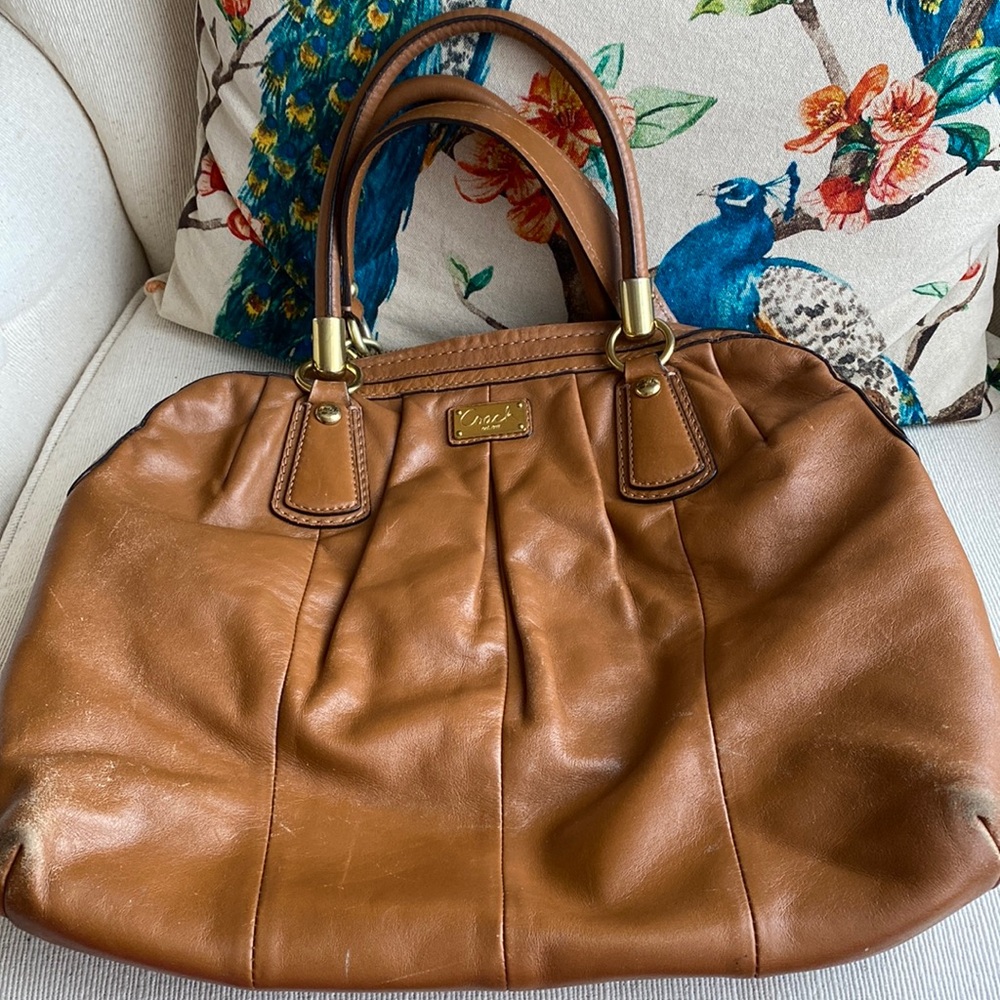 Vintage Coach Kristin Pleated Satchel